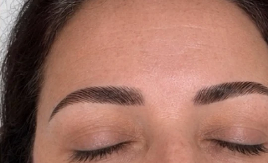 Brow lamination: before and after , after